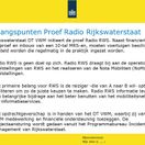 advies Proef radio Rijkswaterstaat